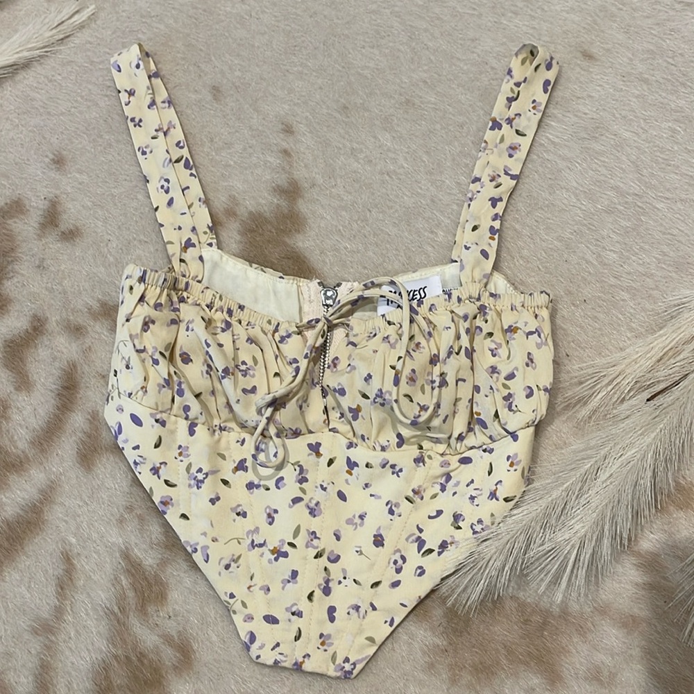 princess polly cropped bustier